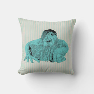 Seattle Fremont Troll 2 sidig tryckt kudde
