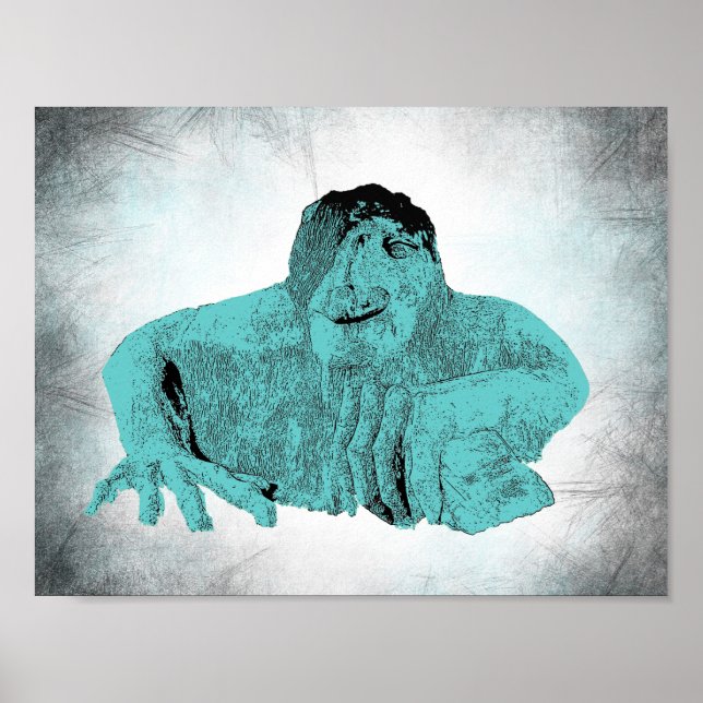 Seattle Fremont Troll Affisch (diverse storlekar) (Framsidan)