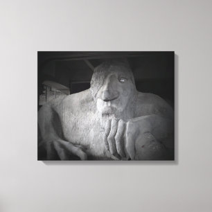 Seattle Fremont Troll Canvas (diverse storlekar)