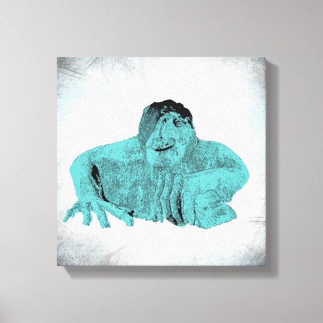 Seattle Fremont Troll Canvas (diverse storlekar) (Framsida)