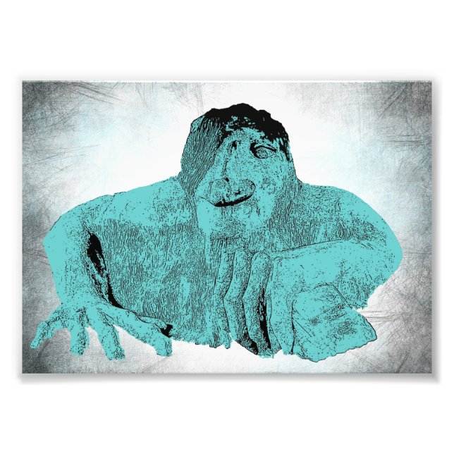 Seattle Fremont Troll Fototryck (diverse storlekar (Framsidan)