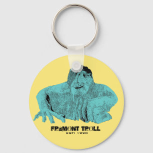 Seattle Fremont troll Keychain Nyckelring