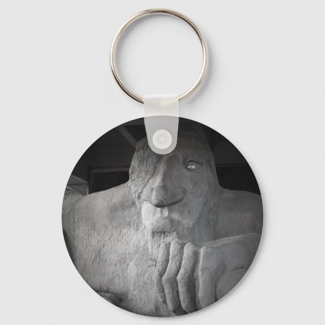 Seattle Fremont Troll Nyckelring (Framsida)