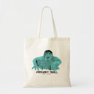 Seattle Fremont Troll Tote Bag Tygkasse