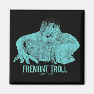 Seattle Fremont trollmagnet Magnet