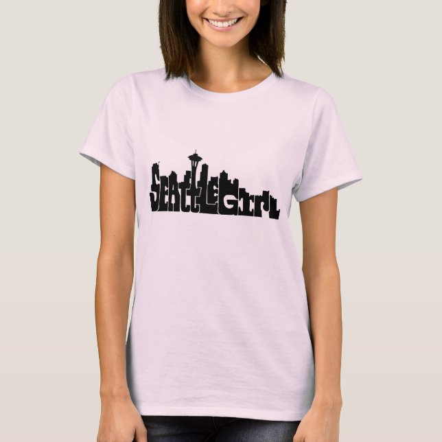 Seattle Girl T Shirt (Framsida)