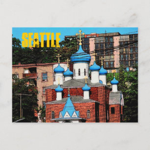Seattle Grekiska kyrkans vykort