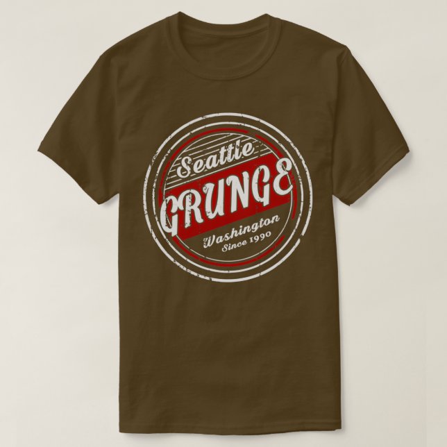 Seattle Grunge 3  T Shirt (Design framsida)