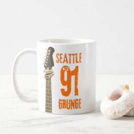 Seattle Grunge Music 1991 Kaffemugg