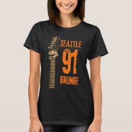 Seattle Grunge Music 1991 T Shirt