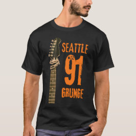 Seattle Grunge Music 1991 T Shirt
