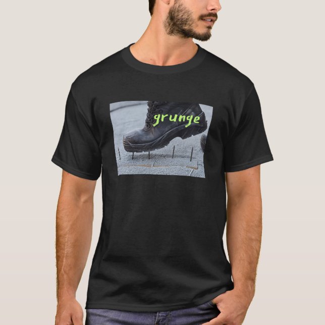 Seattle Grunge Music 1991 T Shirt (Framsida)