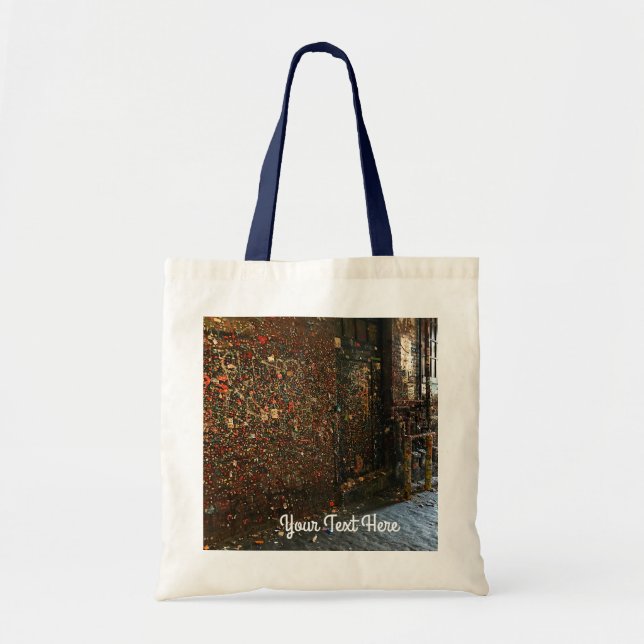 Seattle Gum Wall #1 Tote Bag Tygkasse (Framsidan)