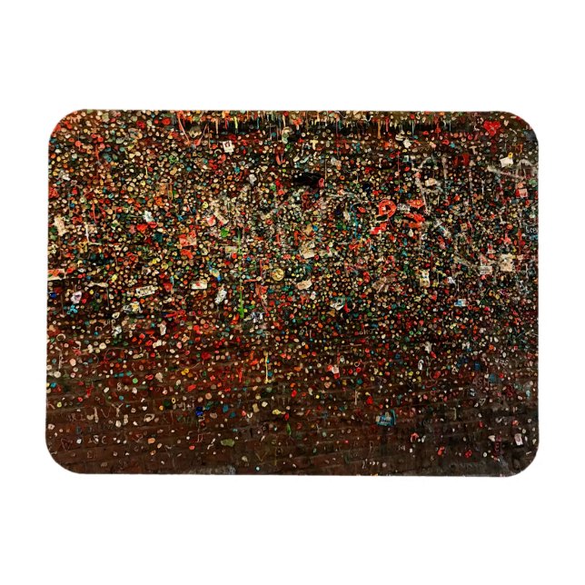 Seattle Gum Wall #2 Magnet (Horisontell)