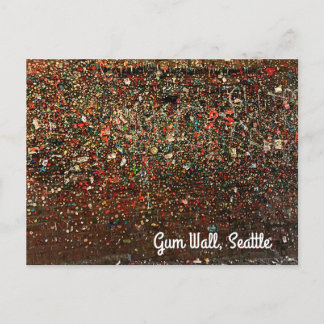 Seattle Gum Wall #2 vykort