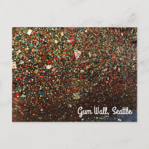 Seattle Gum Wall #3 vykort