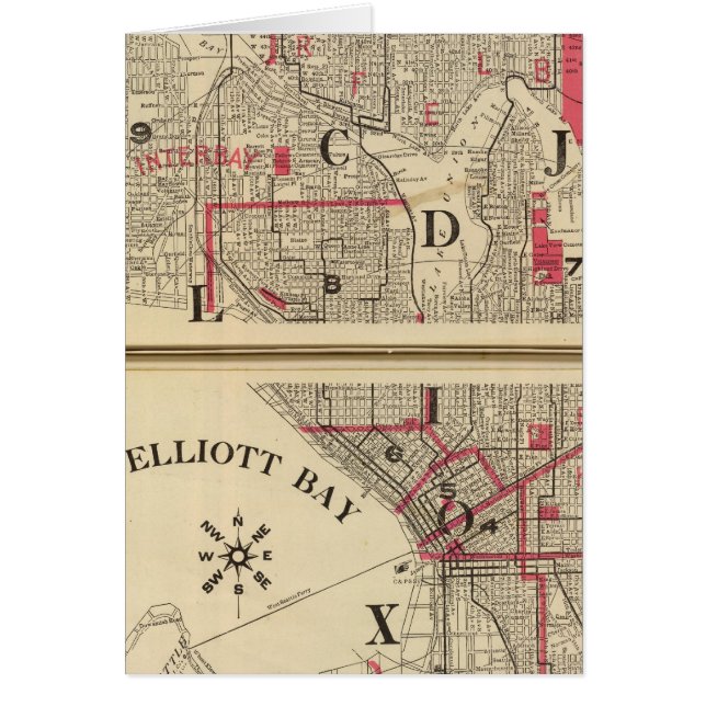 Seattle Hälsningskort (Framsidan)