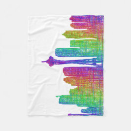 Seattle horisont fleecefilt