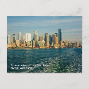 Seattle horisontvykort vykort