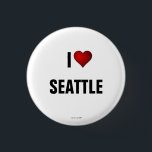 Seattle: I Kärlek Seattle, knapp<br><div class="desc">I Kärlek Seattle Button/Lapel Pin från MY ORIGINAL ARTWORK på www.zazzle.com/virginia5050</div>