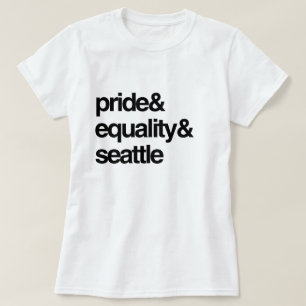 SEATTLE JÄMSTÄLLDHET OCH PRIDE - .PNG T SHIRT
