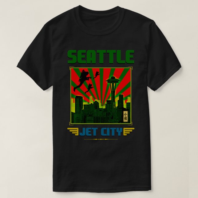 SEATTLE JET CITY T SHIRT (Design framsida)
