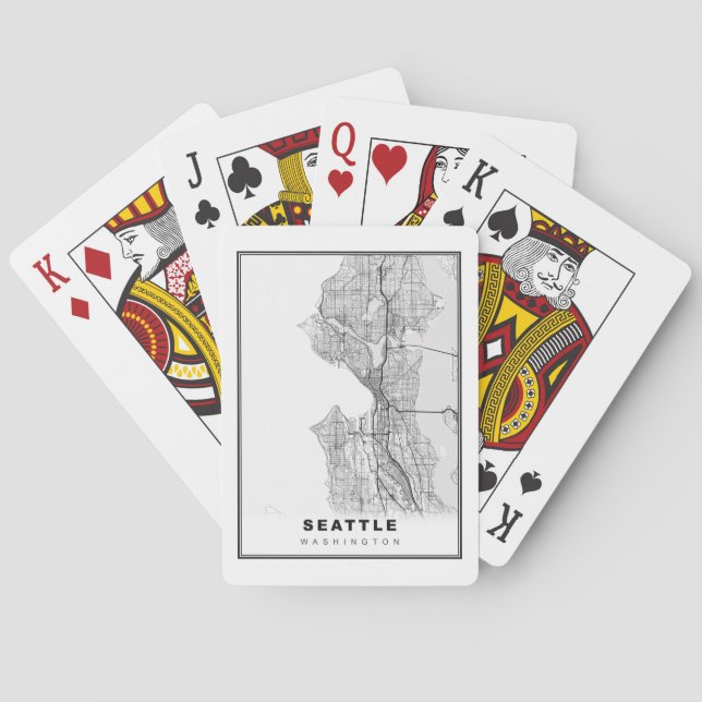 Seattle Karta Casinokort (Baksidan)