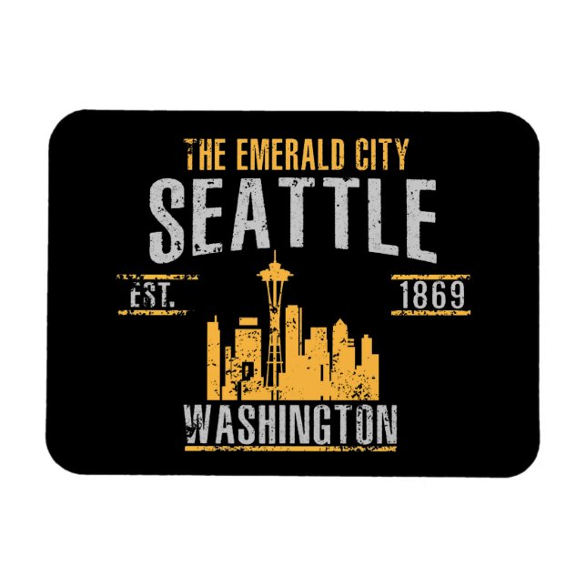 Seattle Magnet (Horisontell)