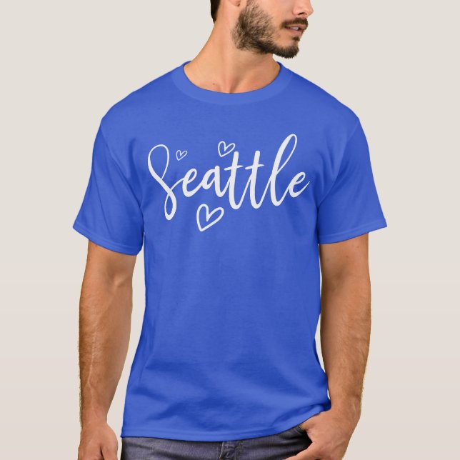 Seattle Mitt hem Kärlek Seattle Washington Kvinnor T Shirt (Framsida)