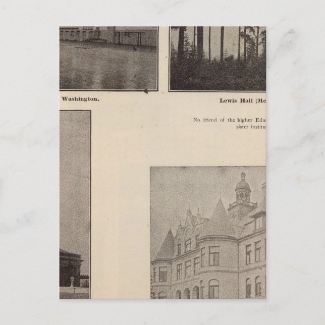 Seattle: näringsliv, kultur vykort (Framsida)