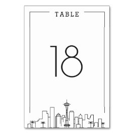 Seattle, Ohio Bröllop | BORDSNUMMER