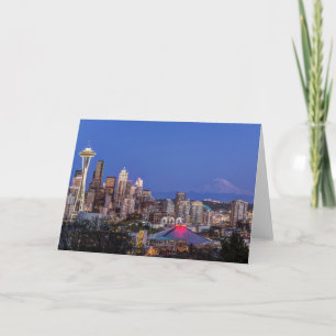 Seattle, P.O. Rainier i Twilight Kort