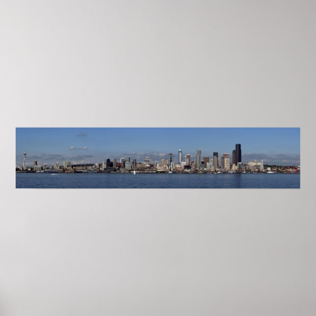 Seattle panorama poster (Framsidan)