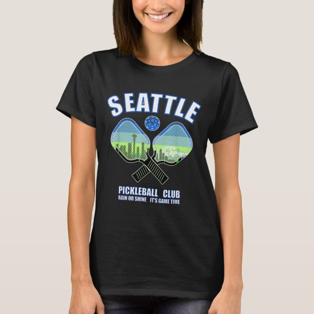 Seattle pickleballspelare pacific northwest t shirt (Framsida)