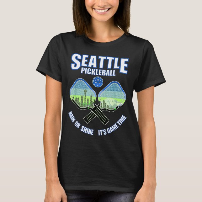 Seattle pickleballspelare pacific northwest t shirt (Framsida)