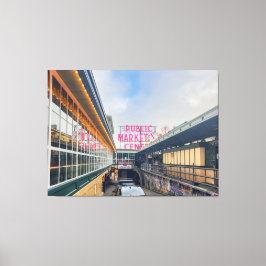Seattle Pike Market Canvastryck