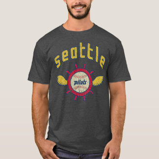 Seattle Pilots Baseball Vintage T Shirt