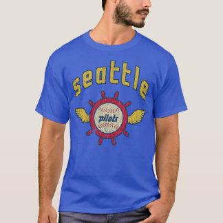 Seattle Pilots Baseball Vintage  T Shirt