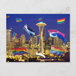 Seattle Pride Vykort