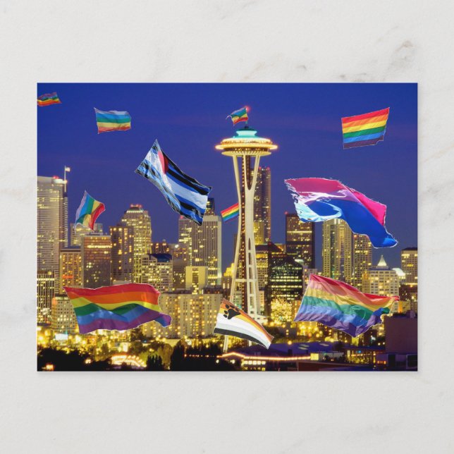 Seattle Pride Vykort (Framsida)
