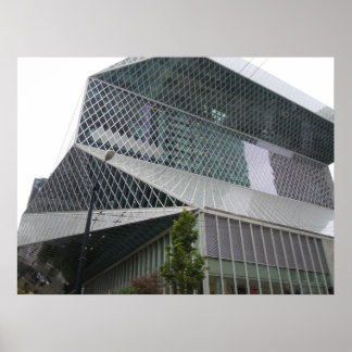 Seattle Public Bibliotek Poster