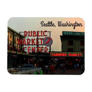 Seattle Public Market Center #1 Magnet