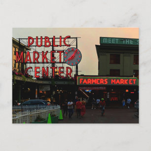 Seattle Public Market Center #1 vykort