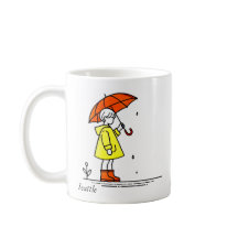 Seattle Rainy Day Souvenir Mugg