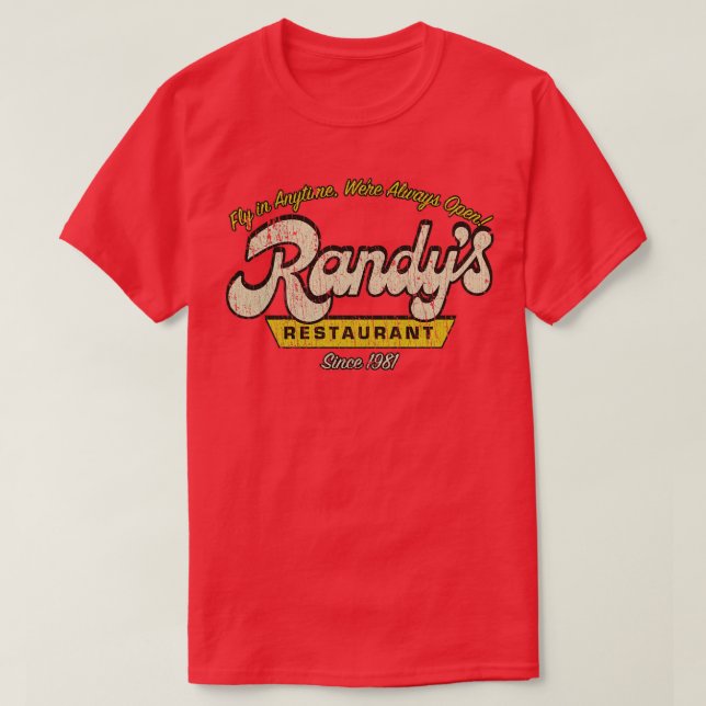 Seattle Randys Restaurant 1981 T Shirt (Design framsida)