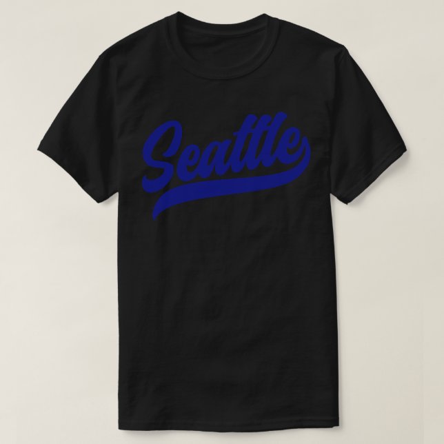 Seattle Retro Seattle Sounders Soccer T Shirt (Design framsida)