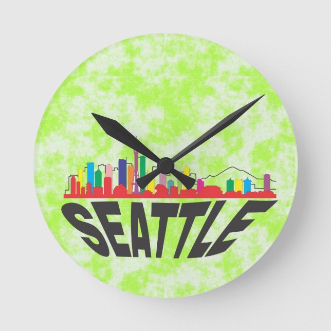Seattle Rund Klocka (Framsida)