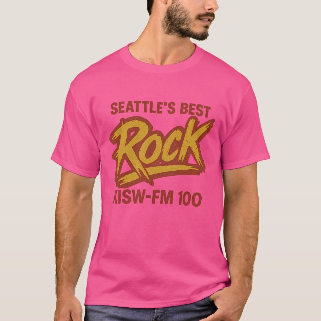 Seattle’s Best Rock – KISW 100 FM T Shirt (Framsida)