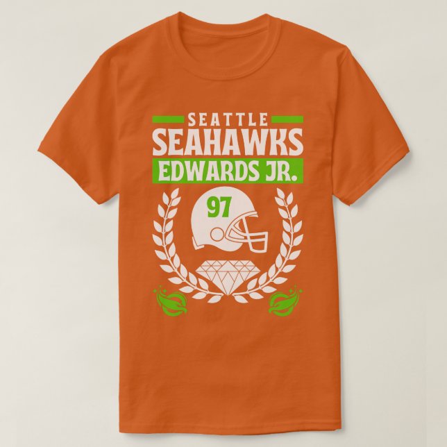Seattle Seahawks Edwards Jr 97 Edition T Shirt (Design framsida)