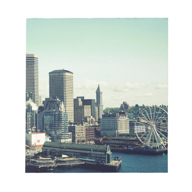 Seattle Siluett Anteckningsblock (Framsida)